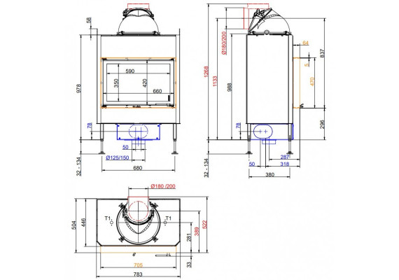 Топка Brunner BKH flat 42-66 DT