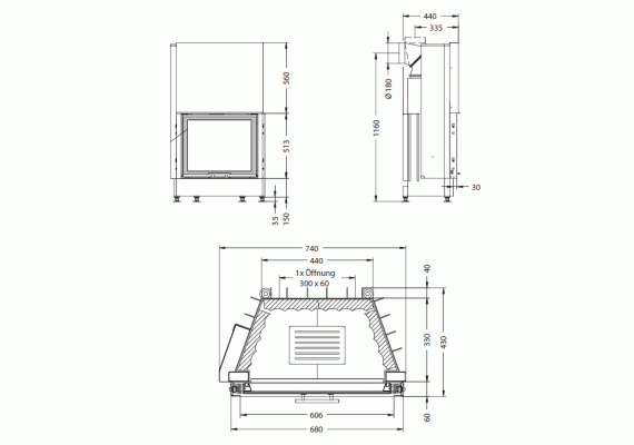 Топка Spartherm Linear 4S Mini SH