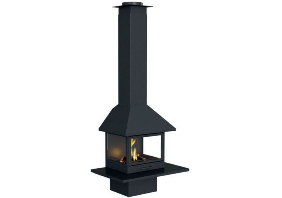 Камин Traforart Vulcano Frontal Пристенный